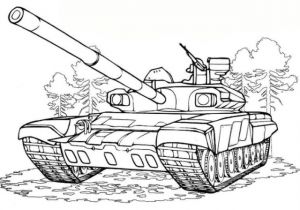 Coloriage Tank Allemand Tank 7 Transport – Coloriages   Imprimer