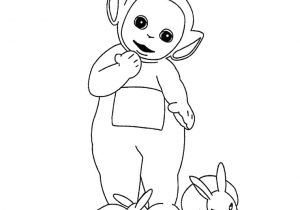 Coloriage Teletubbies Lala Télétubbies 2 Dessins Animés – Coloriages   Imprimer