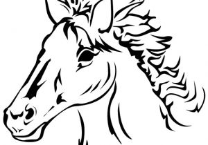 Coloriage Tete De Cheval A Imprimer Tete De Cheval Coloriage