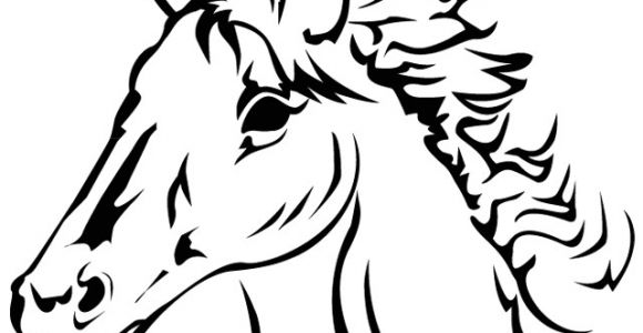 Coloriage Tete De Cheval A Imprimer Tete De Cheval Coloriage