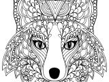 Coloriage Tete De Loup Coloring Page Beutiful Fox Head Free to Print