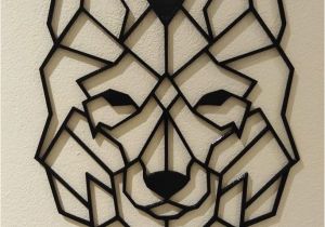 Coloriage Tete De Loup Tªte De Loup 3d Déco   soultz