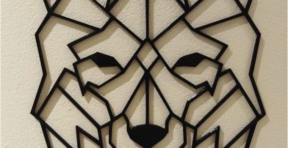 Coloriage Tete De Loup Tªte De Loup 3d Déco   soultz