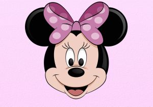 Coloriage Tete De Minnie A Imprimer Image Minnie Pour Gateau
