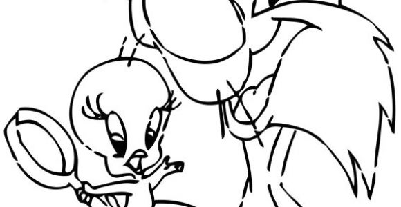 Coloriage Titi Gros Minet Les Coloriages De Titi Et Grosminet