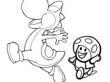 Coloriage toad Et Yoshi Coloriage Yoshi Et toad A Imprimer Gratuit