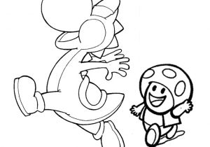Coloriage toad Et Yoshi Coloriage Yoshi Et toad A Imprimer Gratuit