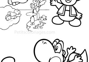 Coloriage toad Et Yoshi Super Mario Bros 167 Video Games – Printable Coloring Pages