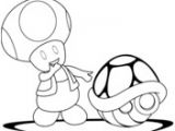 Coloriage toad Gratuit Coloriages toad