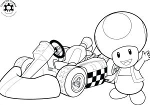 Coloriage toad Kart Coloriage Mario Kart – Bonoz