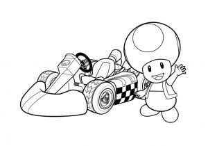 Coloriage toad Le Champignon Coloriage Super Mario Coloriages Pour Enfants