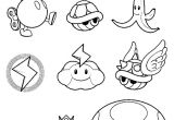 Coloriage toad Mario Mario Kart Items Coloring Pages Crafts for Kids