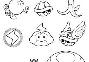Coloriage toad Mario Mario Kart Items Coloring Pages Crafts for Kids