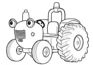 Coloriage tom Le Tracteur A Imprimer Dessins Gratuits   Colorier Coloriage Tracteur   Imprimer