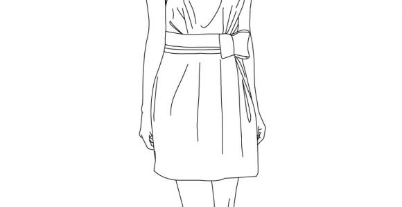 Coloriage top Model A Habiller à Imprimer Mannequin 1 Métiers Et Professions – Coloriages   Imprimer
