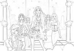 Coloriage top Model Dance à Imprimer Dessins De Coloriage top Model   Imprimer