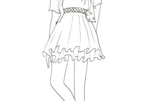 Coloriage top Model Gratuit Coloriage De top Model A Habiller A Imprimer