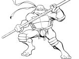 Coloriage tortue Ninja Leonardo Coloriage De tortue Imprimer Creatures De La Mer La tortue