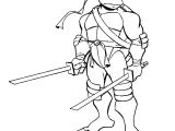 Coloriage tortue Ninja Leonardo Coloriage tortue Ninja Bleu