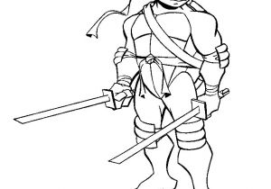 Coloriage tortue Ninja Leonardo Coloriage tortue Ninja Bleu