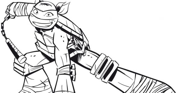 Coloriage tortue Ninja Leonardo Coloriage tortue Ninja Michelangelo