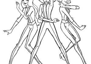 Coloriage totally Spies A Faire Sur L ordinateur Coloriage totally Spies En Ligne Gratuit   Imprimer