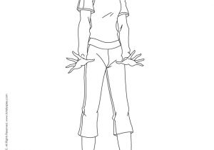 Coloriage totally Spies A Faire Sur L ordinateur Coloriages Alex En Maillot De Bain Fr Hellokids