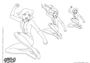 Coloriage totally Spies A Faire Sur L ordinateur Coloriages totally Spies Fr Hellokids
