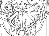 Coloriage totally Spies A Faire Sur L ordinateur Coloriages totally Spies
