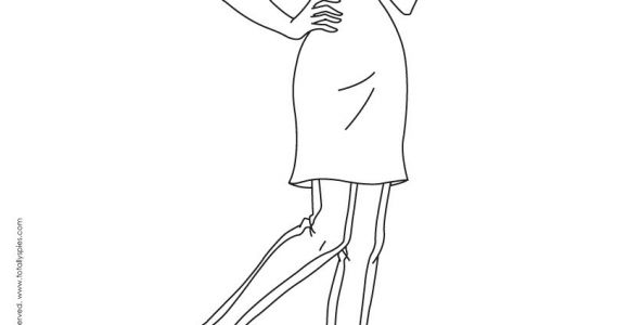 Coloriage totally Spies Alex Coloriages Alex Fashion 4 Fr Hellokids