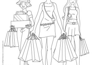Coloriage totally Spies En Ligne Coloriage totally Spies Shopping Dessin