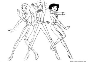 Coloriage totally Spies Gratuit Imprimer totally Spies 44 Dessins Animés – Coloriages   Imprimer