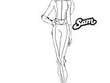 Coloriage totally Spies Sam Coloriage totally Spies Sam Momes