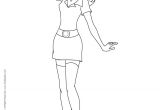 Coloriage totally Spies Sam Coloriages Sam Fashion 1 Fr Hellokids