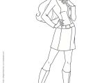 Coloriage totally Spies Sam Coloriages Sam Fashion 3 Fr Hellokids