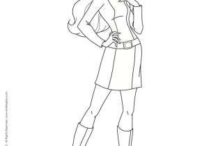 Coloriage totally Spies Sam Coloriages Sam Fashion 3 Fr Hellokids