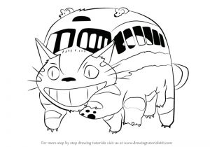Coloriage totoro Chat Bus My Neighbor totoro Drawing at Getdrawings
