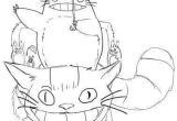 Coloriage totoro Chat Bus Pin by Deni Bennett On A toddler S Dream Room Pinterest