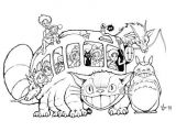Coloriage totoro Chat Bus totoro Coloring Pages Awesome Mon Voisin totoro Coloriage Adult