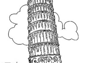 Coloriage tour Eiffel à Imprimer S La tour De Pise Dessin Dessins