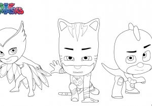Coloriage toussaint Coloriage Pyjamasques Pj Masks Superheros Gluglu Bibou Yoyo Dessin
