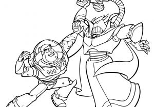 Coloriage toy Story 2 Coloriages toy Story 2 Buzz Et Zorg Fr Hellokids