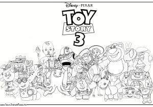 Coloriage toys Story 4 Fourchette Coloriage toy Story