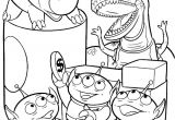 Coloriage toys Story 4 Fourchette Hamm Aliens and Rex toy Story Kids Coloring Pages