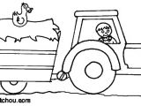 Coloriage Tracteur Avec Remorque Coloriage De Tracteur Agricole A Imprimer