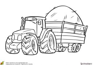 Coloriage Tracteur Avec Remorque Coloriage Tracteur Et Remorque Dessins Gratuits Colorier
