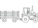 Coloriage Tracteur Avec Remorque Coloriage Tracteur Et Remorque