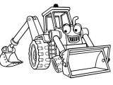 Coloriage Tracteur Avec Remorque Coloriage Tractopelle A Imprimer Gratuit Coloriage