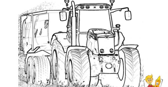 Coloriage Tracteur Avec Remorque Meilleur De Coloriage De Tracteur New Holland A Imprimer