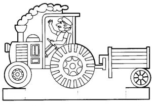 Coloriage Tracteur Et Remorque Coloriage Tracteur Avec Remorque Dessin